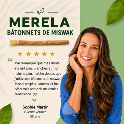 Miswak Merela — Brosse à dents naturelle
